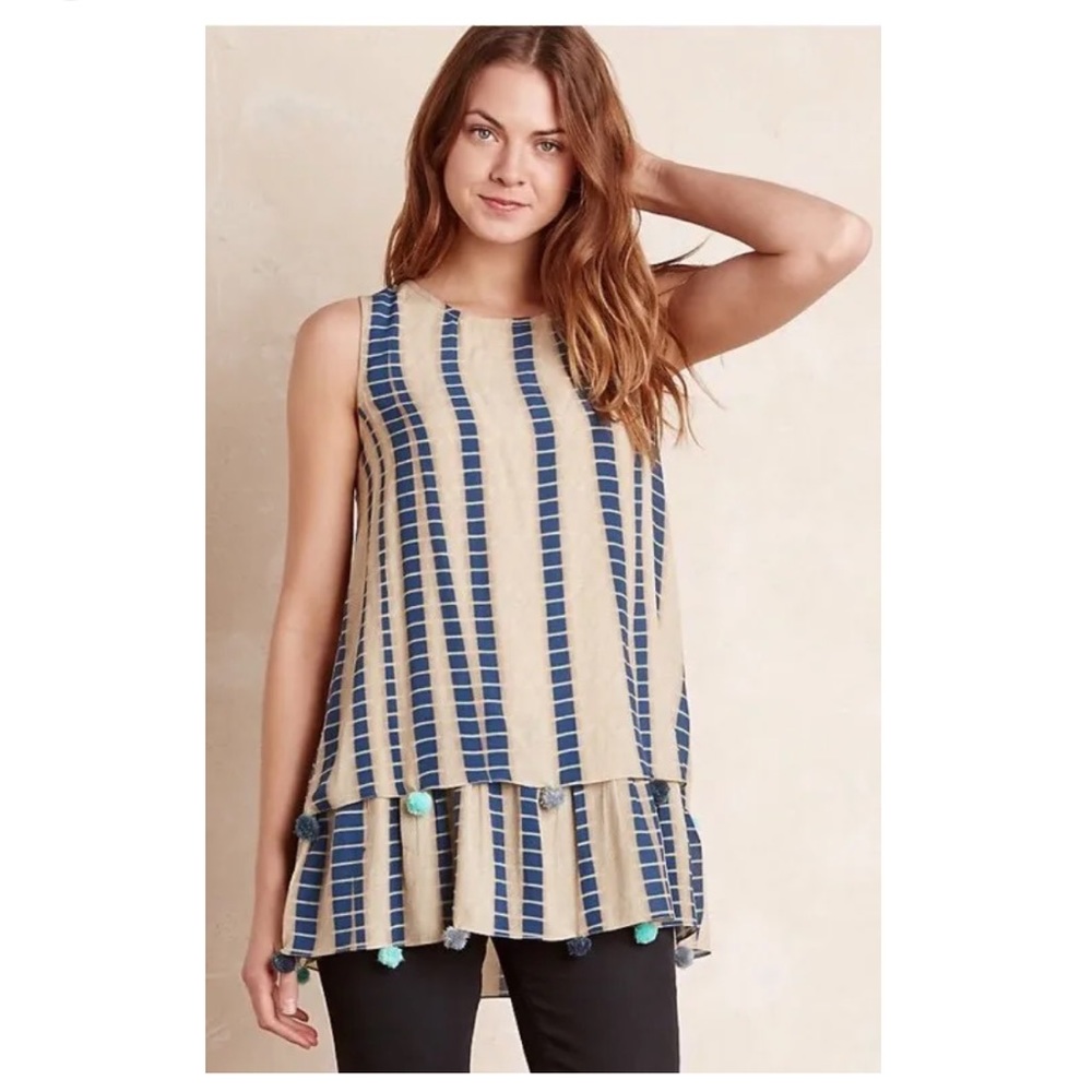Hemant & Nandita - Silk Pom Pom Top